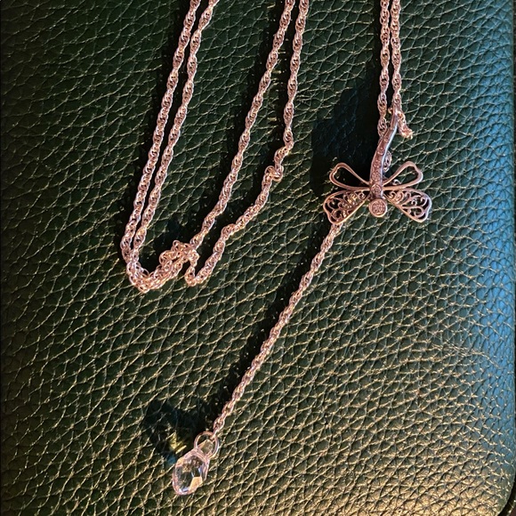 Pandora silver 925 Dragon Fly necklace - Picture 1 of 4